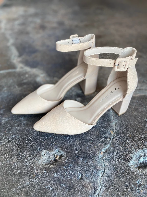 Ingrid Pointy Toe Block Heel